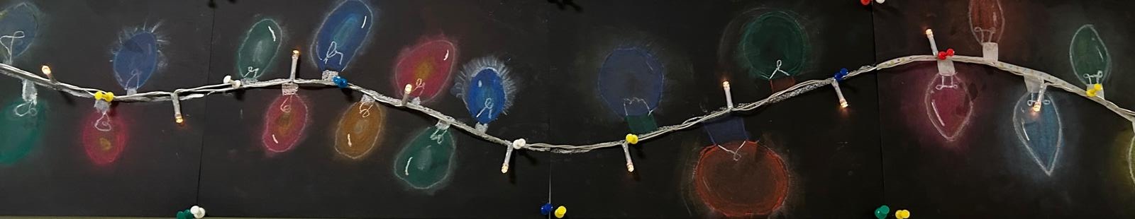 Weihnachtsgruß, Zeichnung 2b-Klasse