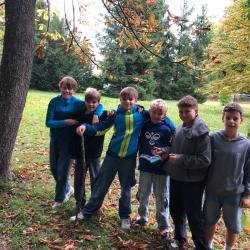 Alpakas im Schulpark