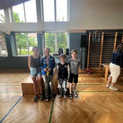 Siegerehrung im Turnsaal