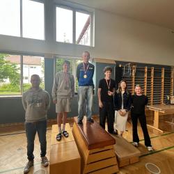 Siegerehrung im Turnsaal